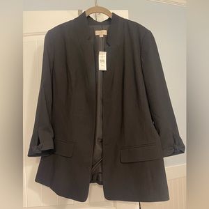 New With Tags LOFT black blazer, size Medium